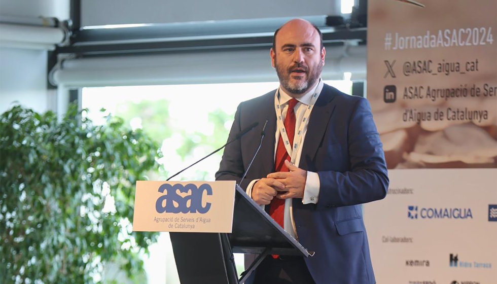El presidente de la ASAC, Rubn Ruiz, reclam ms inversiones para asegurar el abastecimiento del agua en Catalua