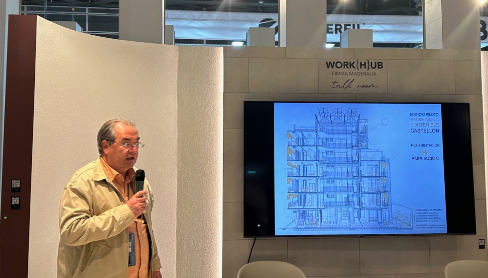 Jaume Prior de Mentrestant Arquitectura Colaborativa adelant el proyecto de rehabilitacin en madera de un edificio histrico de Castelln...