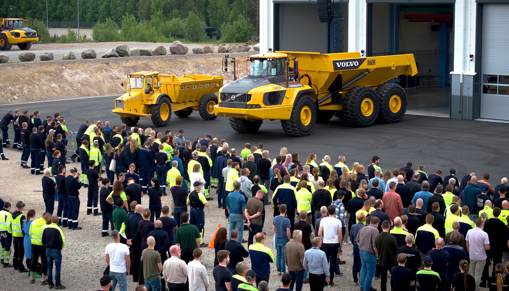 Inauguracin de las instalaciones de Volvo CE en Bras, Suecia