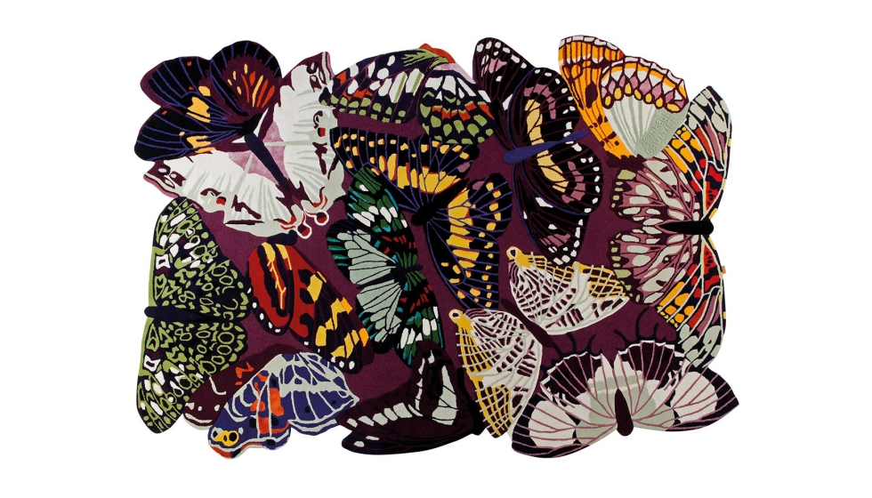 Modelo Monark de la nueva coleccin de alfombras en colaboracin de Jean Paul Gaultier con Roche Bobois