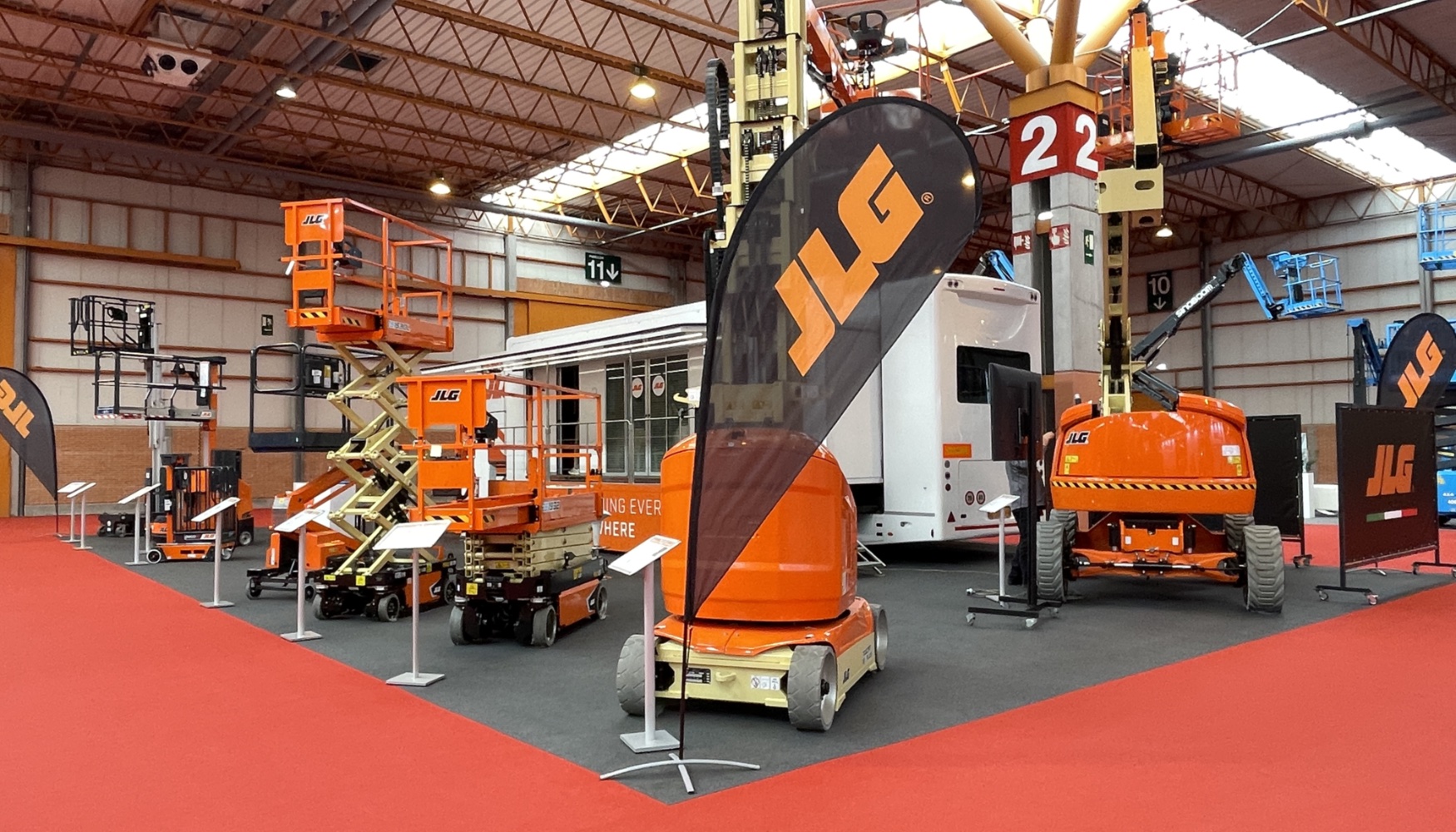 Stand da JLG Ib�rica na Smopyc 2023