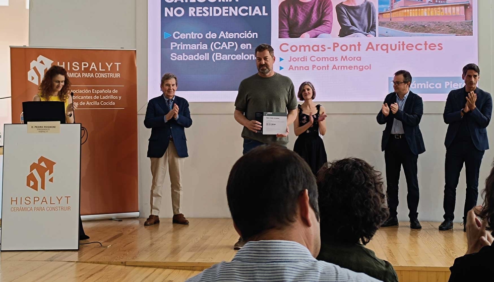 Entrega del premio ladrillo en la categora no residencial a Comas-Pont arquitectes