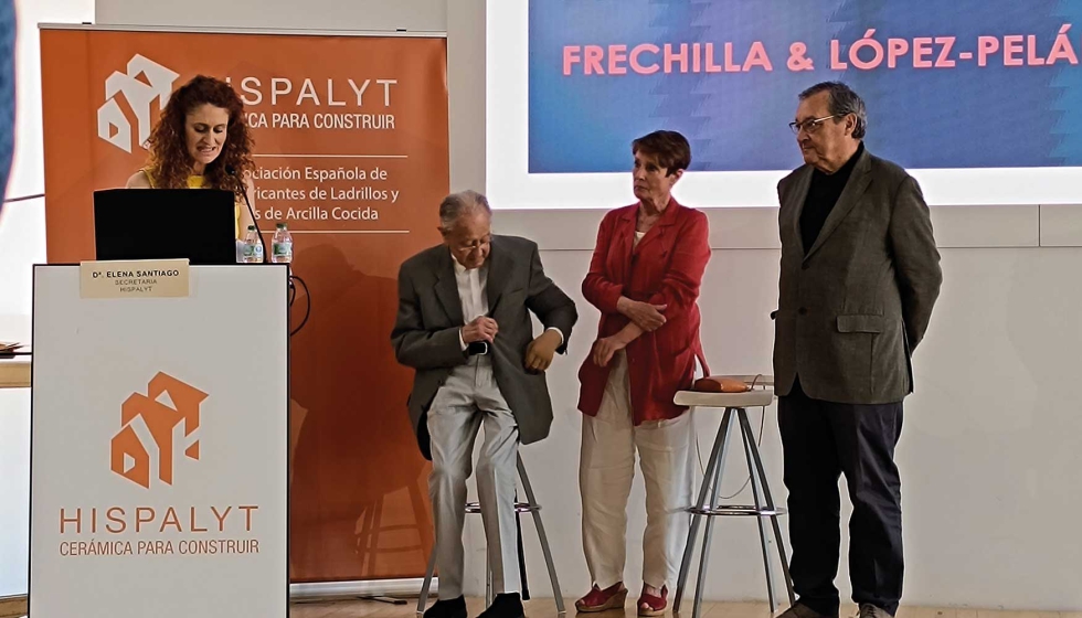 Entrega del galardn Excelencia en Arquitectura Cermica a Frechilla & Lpez-Pelez Arquitectos