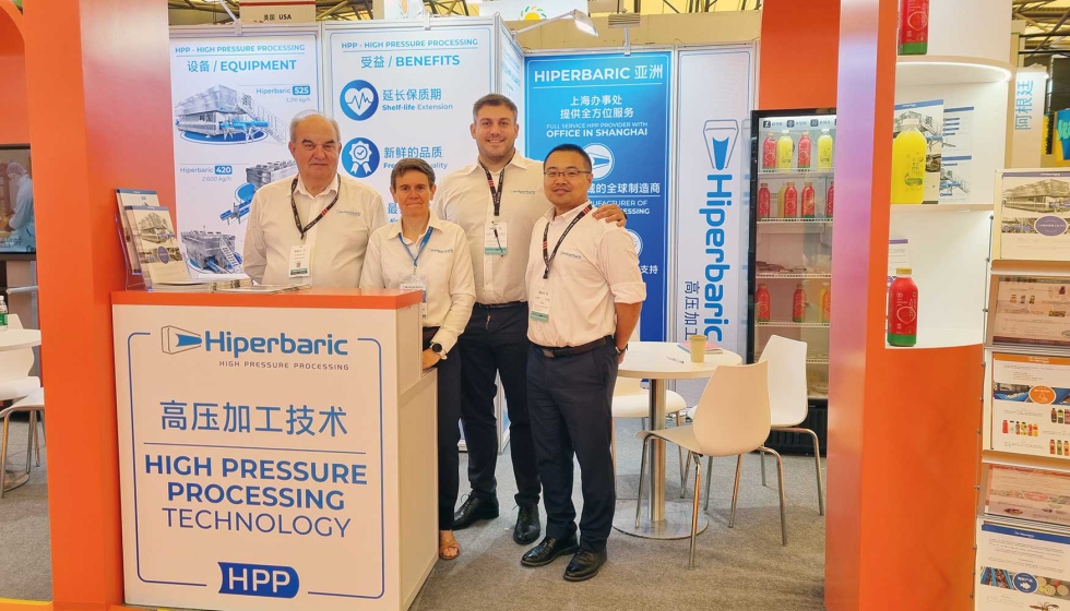 Picture of Hiperbaric pretende alcanzar el 45% de cuota de mercado chino en alimentacin y abre delegacin en el pas asitico