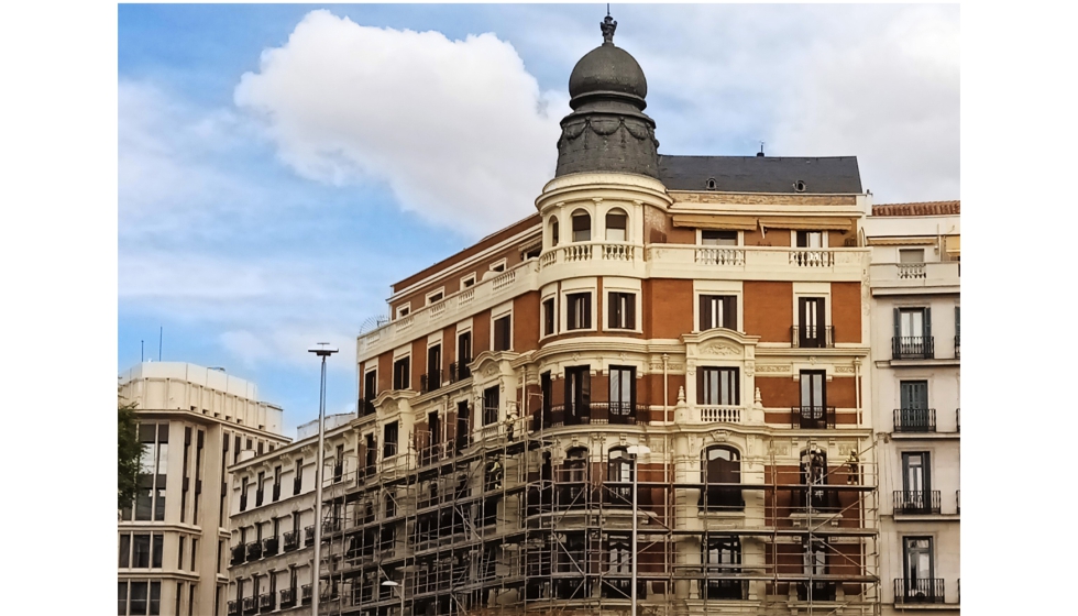 Rehabilitacin de la envolvente de un edificio en Madrid