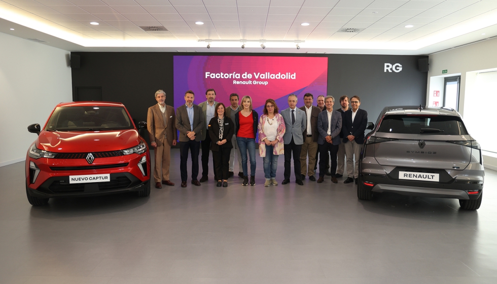 Visita de la Comisin de Industria a la Fbrica Renault, Valladolid. Fuente: Anfac