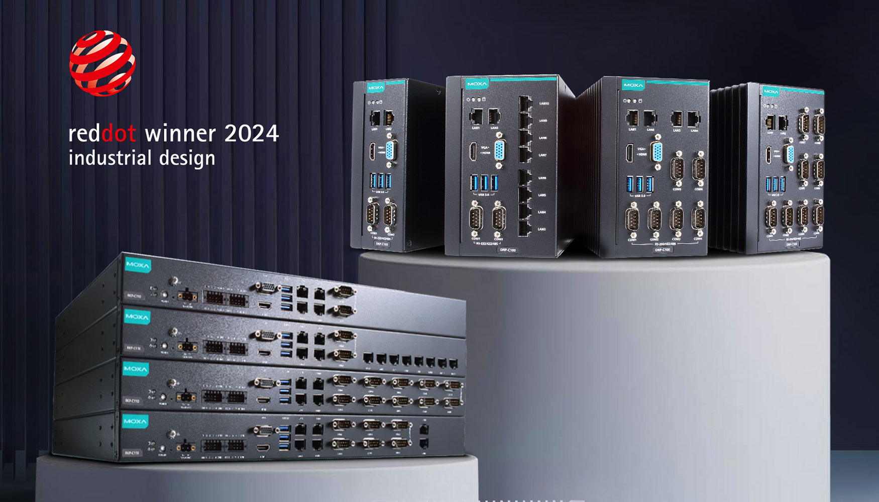 Foto de Los ordenadores industriales x86 de nueva generacin de Moxa, premio Red Dot Award: Product Design 2024