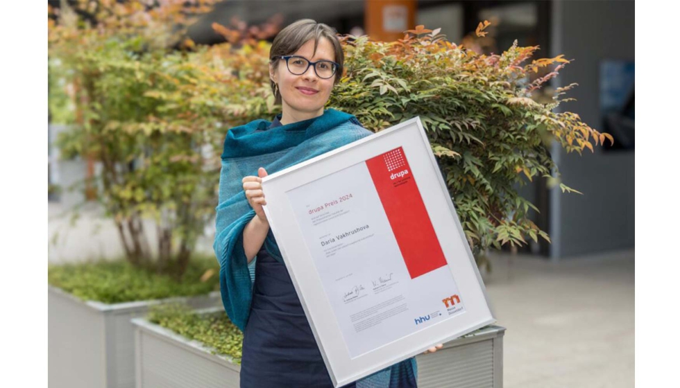 Daria Vakhrushova (ganadora del premio). Foto: Messe Dsseldorf
