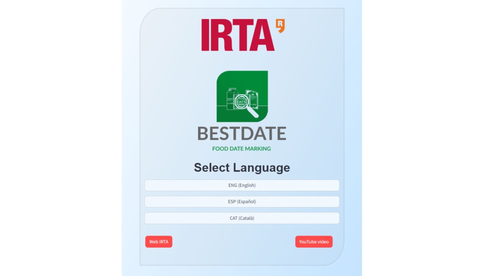 Captura de la aplicacin BestDate