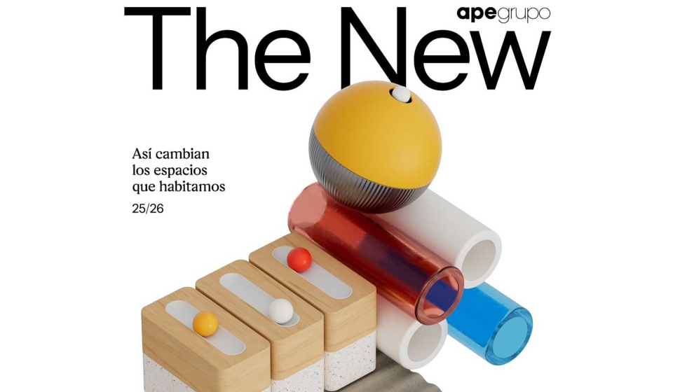 Portada del informe 'The New Habitat 25-26' presentado por APE Grupo