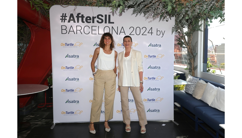 De izquierda a derecha: Astrid Camprub, directora ejecutiva del Grupo Asatra, y Marta Fbregas, dirtectora ejecutiva de OnTurtle...