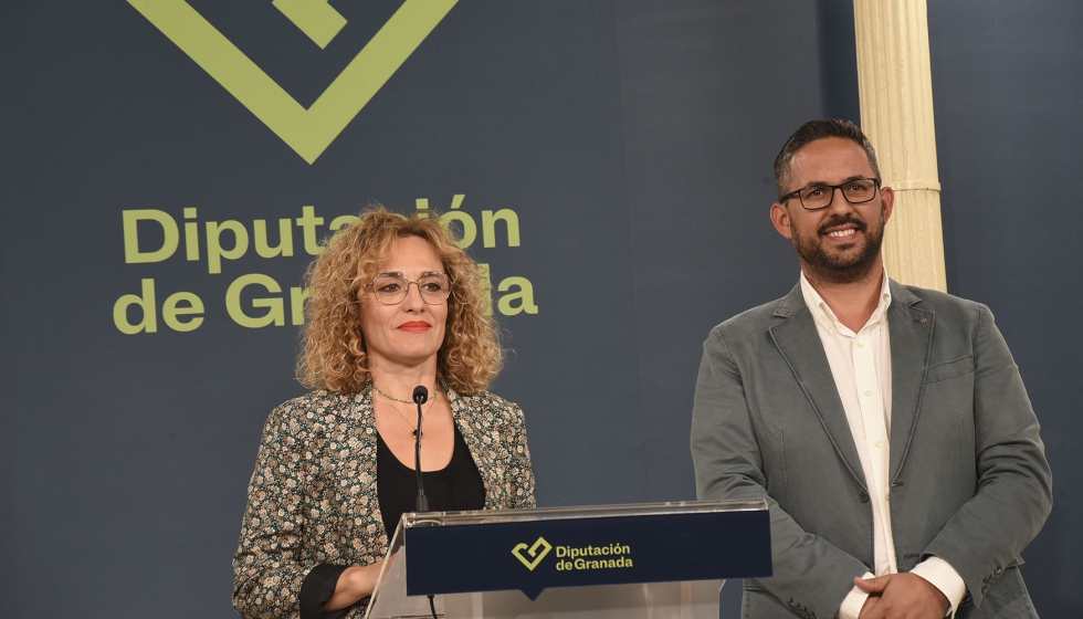 Marta Nievas, vicepresidenta de la Diputacin de Granada, y Antonio Mancilla, diputado de Agua, Promocin Agraria y Medio Ambiente...