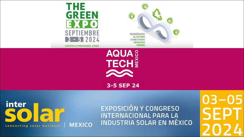Picture of Mxico acoge del 3 al 5 de septiembre tres eventos referentes en materia de gestin energtica y ambiental