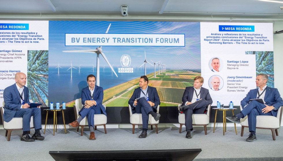 Primera mesa redonda, titulada Anlisis y reflexiones sobre los resultados y principales conclusiones del Energy Transition Report 2024...