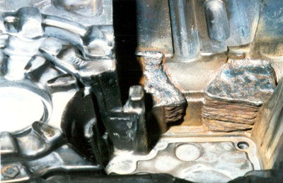 Figura 3: reparacin parcial de un molde de inyeccin de Aluminio con UTP 702