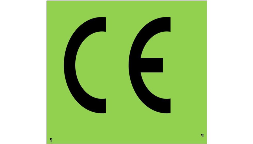 Figura 1: Logo impreso en el equipo certificado conforme a normativa europea