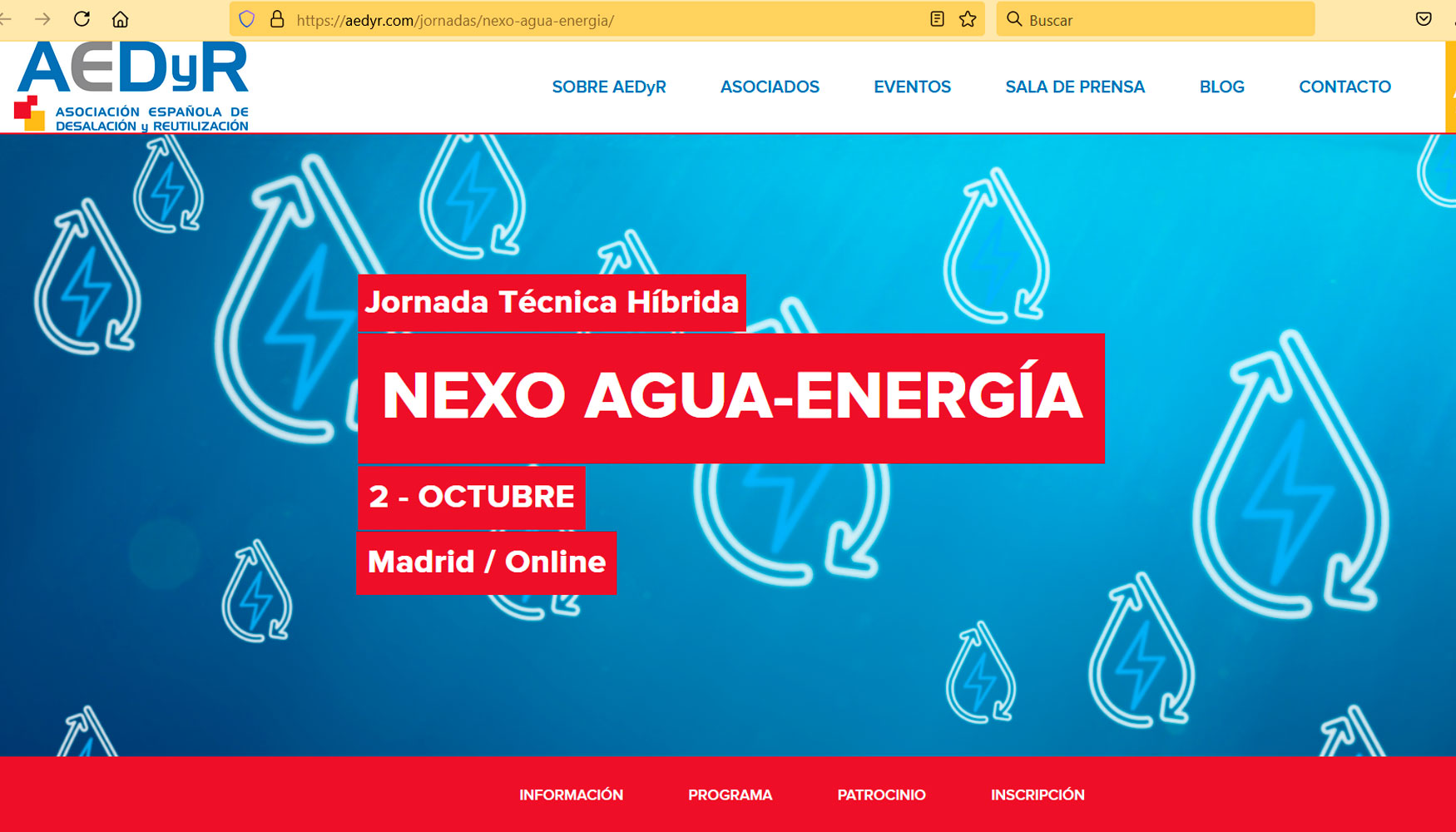 Picture of AEDyR organiza la jornada Nexo Agua-Energa para abordar la relacin entre ambos sectores