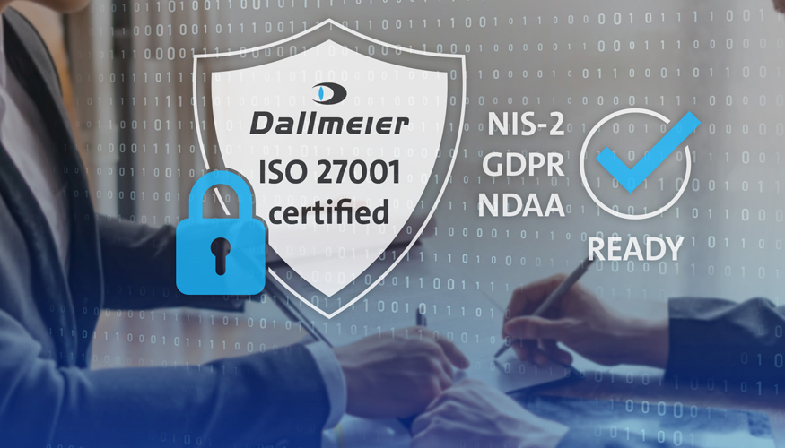 Fotografia de Dallmeier recibe la certificacin ISO 27001 por su sistema de gestin de la seguridad de la informacin
