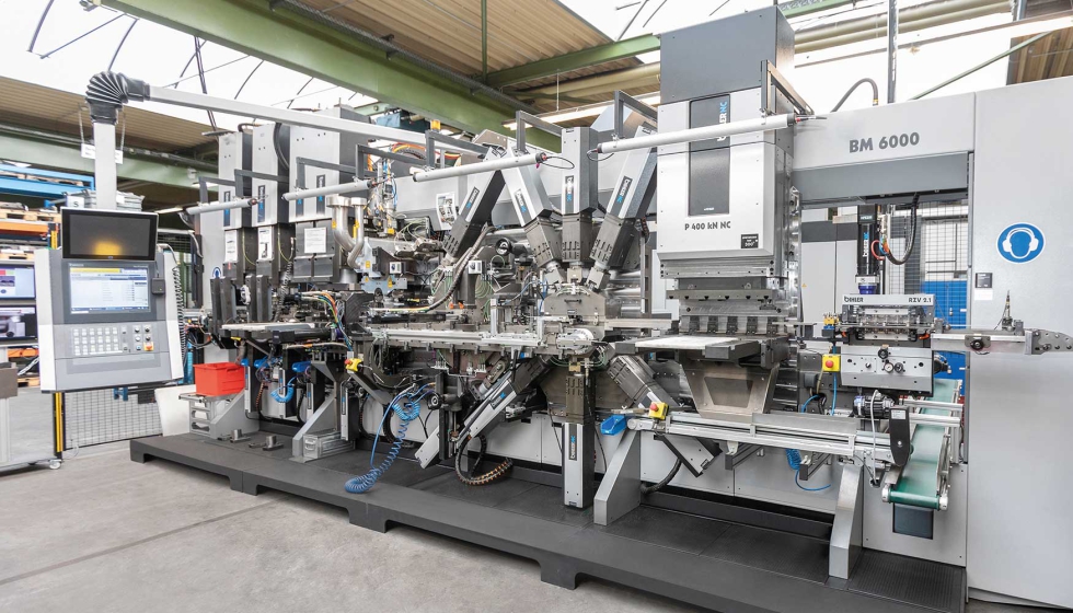 Sistema de produccin y montaje de servomotores Bimeric. Foto: Bihler
