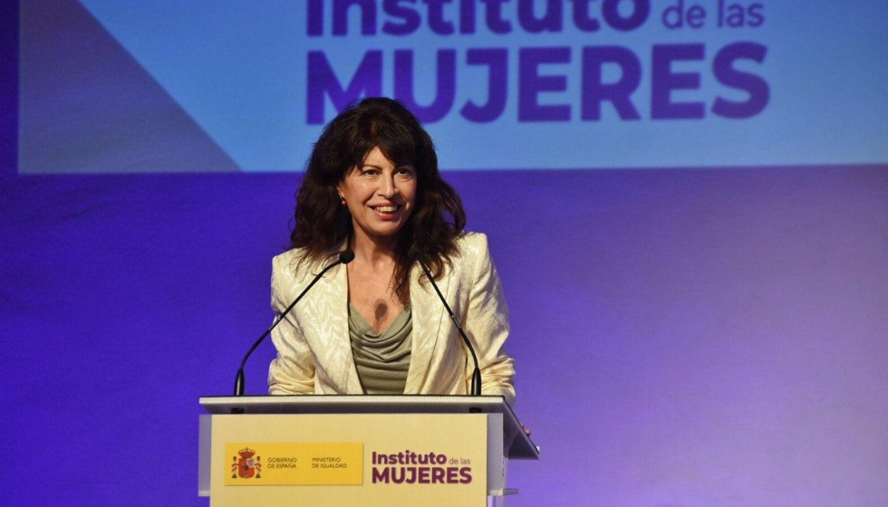 Ana Redondo García, ministra de Igualdad, en el acto de reconocimiento a Saint-Gobain Placo Ana Redondo García, ministra de Igualdad, en el acto de reconocimiento a Saint-Gobain Placo