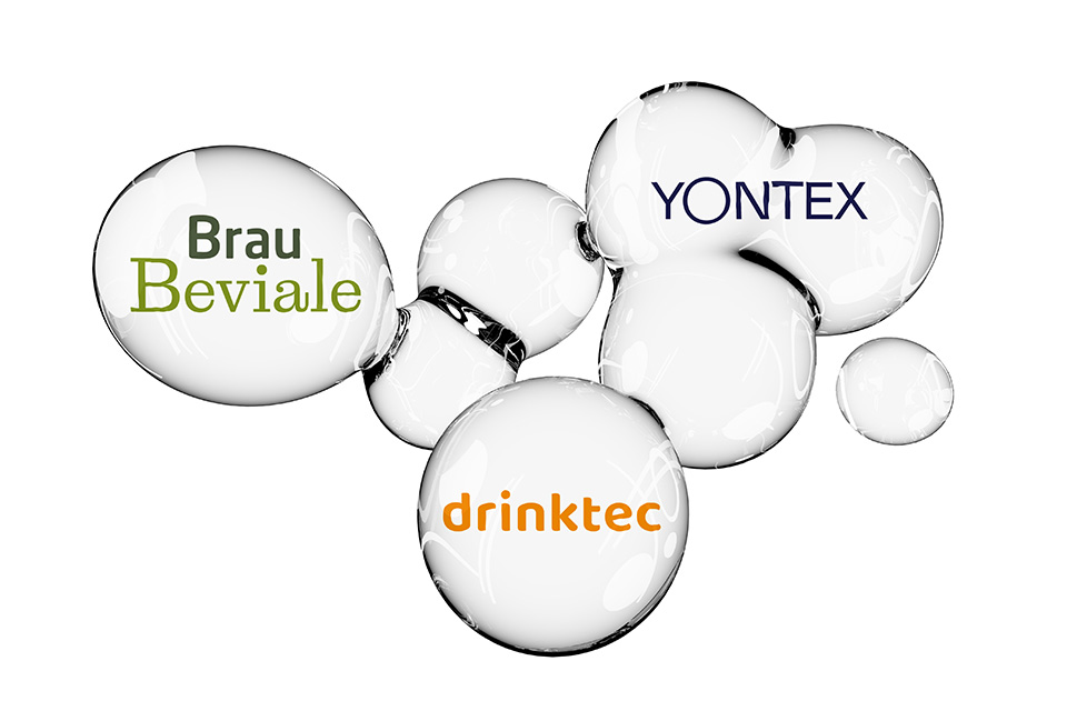 Foto de Yontex criada para promover Drinktec e BrauBeviale