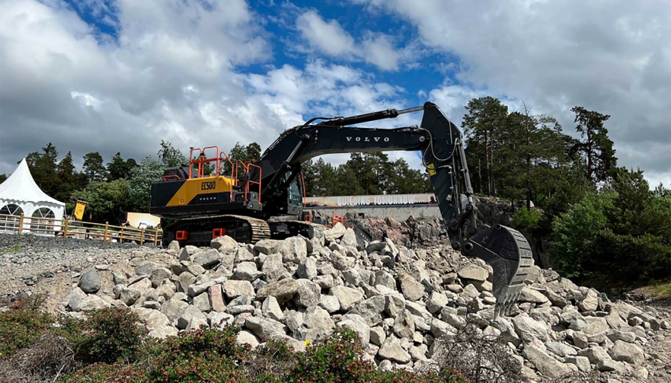 Volvo EC500 durante os 'Volvo Days 2024'