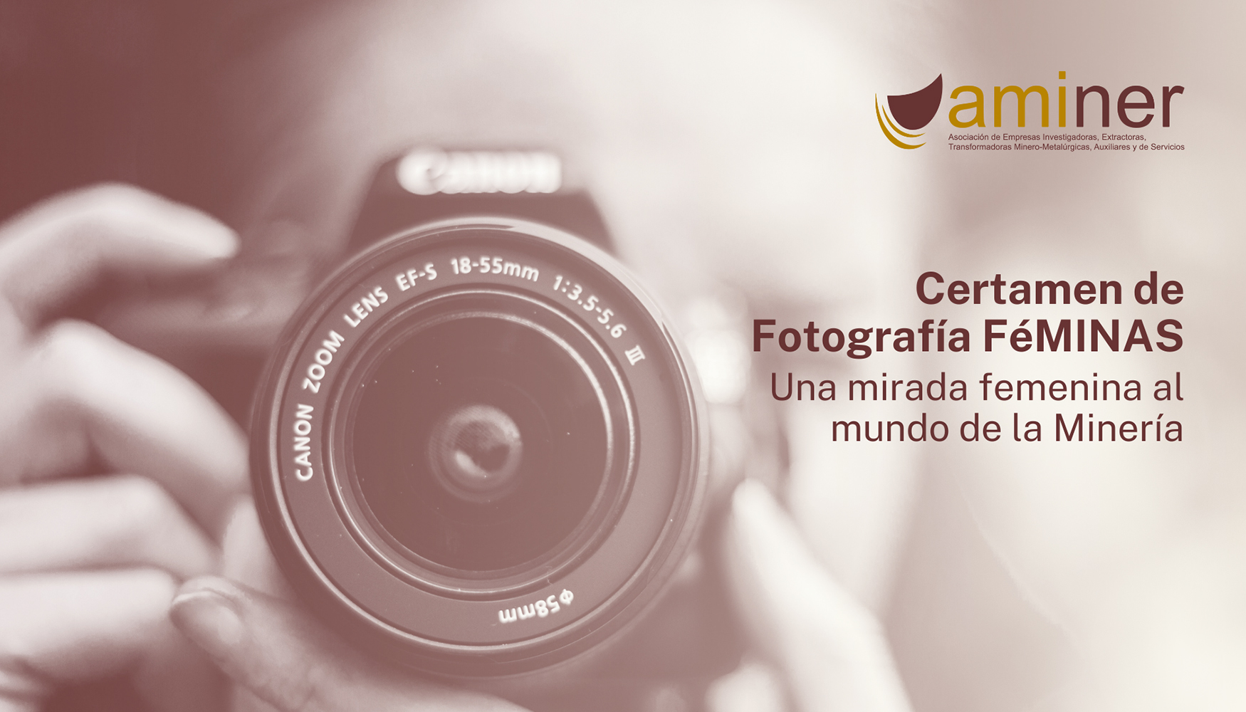 Cartel promocional del certamen de fotografa FMINAS