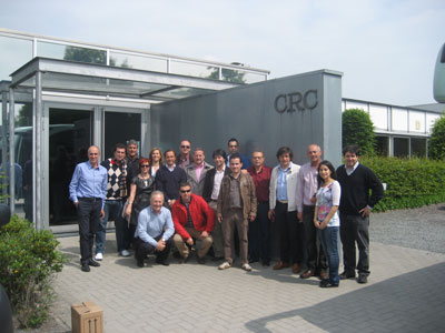 Distributors and commercial CRC delegates, to the offices of the brand in Belgium