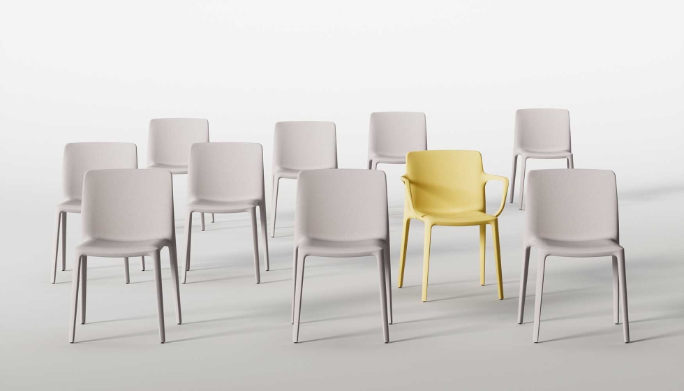 La silla 'Fluit' de Actiu ha sido reconocida con dos German Design Awards
