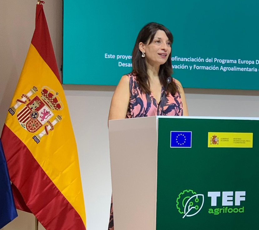 La directora general de Desarrollo Rural, Innovacin y Formacin Agroalimentaria, Isabel Bombal...