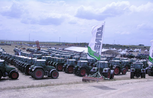Fendtginos reuni el pasado ao a ms de 450 tractores Fendt en Tordesillas (Valladolid)