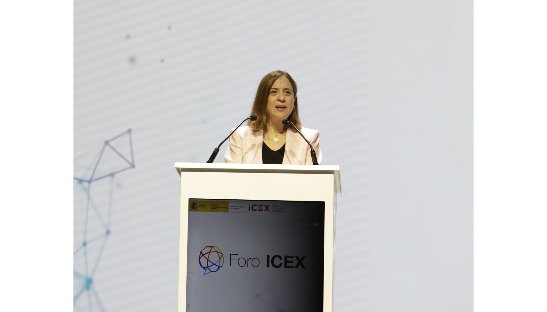 Amparo Lpez Senovilla, secretaria de Estado de Comercio, en la inauguracin del Foro Icex