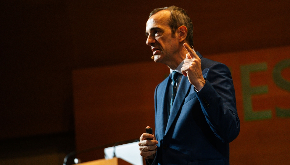 Javier Zamora, durante su presentacin