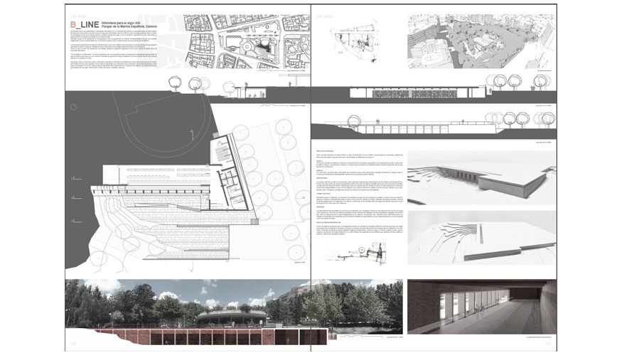 Detalle del proyecto de Vctor Fernndez, de la Escuela de Arquitectura de la Universidad de A Corua...