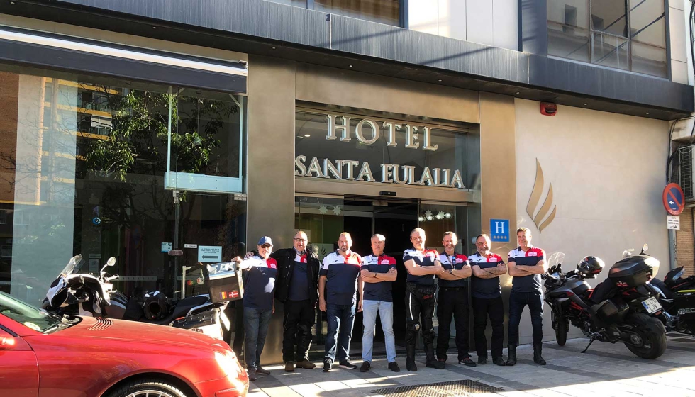 Punto de partida desde Puertollano de la primera jornada de la Ruta del Cerramiento