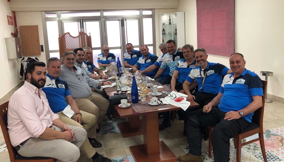 La familia Godoy ofreci un almuerzo a los integrantes de la Ruta del Cerramiento