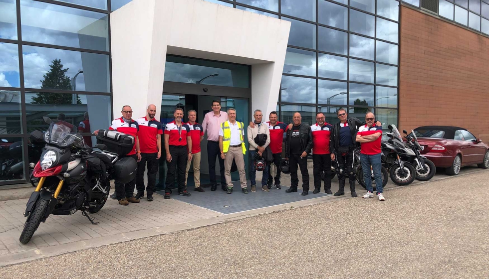 La Ruta del Cerramiento en su visita a Deceuninck Ibrica, donde fueron recibidos por su CEO, Giorgio Grillo, Lorenzo Cabrera, director de ventas...