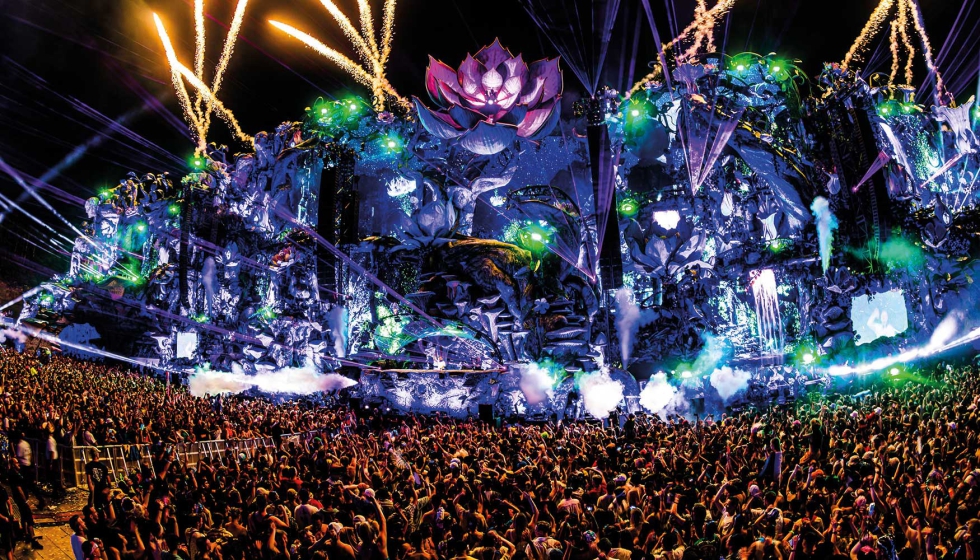 El escenario principal de Tomorrowlan 2024 es una autntica alegora a la vida. Foto: Tomorrowland