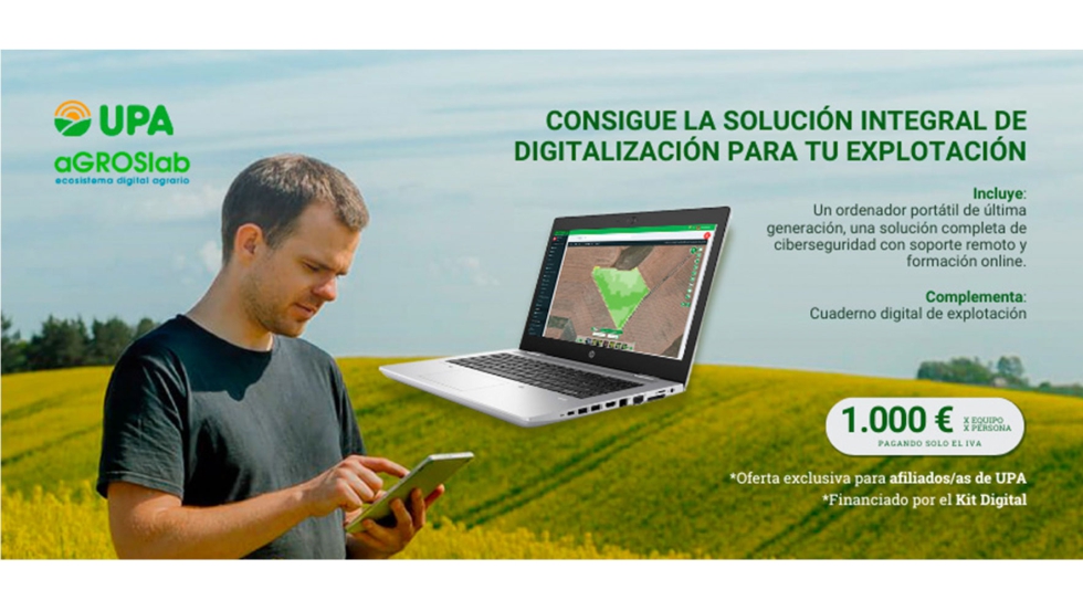 UPA y aGROSlab se unen para ayudar al agricultor en el proceso de digitalizacin