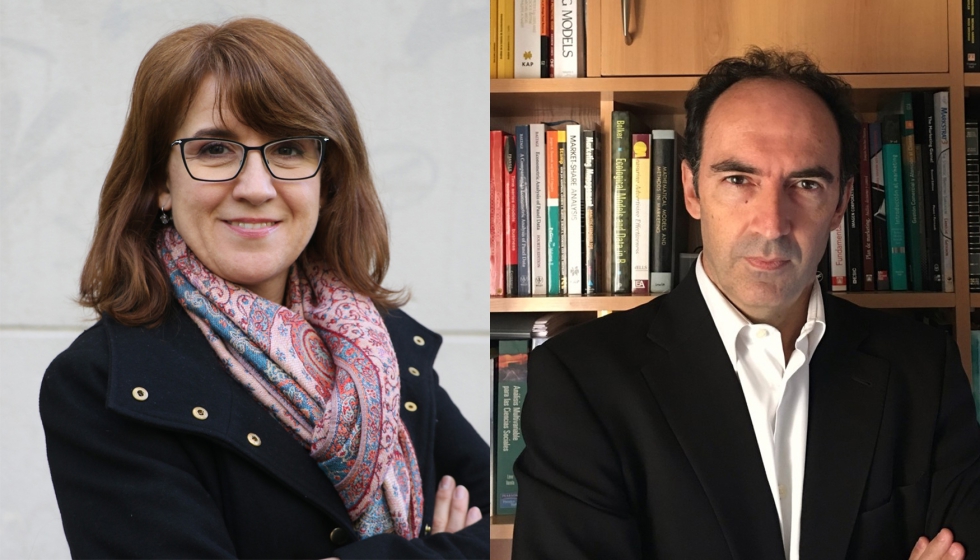 Teresa Pintado y Joaqun Snchez, autores del libro 'Imagen corportiva' (ESIC Editorial)