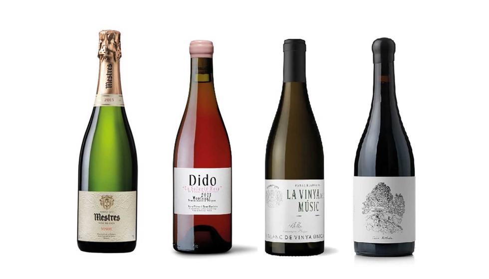 Cava Mestres Coquet, rosado Dido La Soluci Rosa de Venus la Universal, blanco La Vinya del Msic de la bodega Can Matons y tinto Cala Rostella...