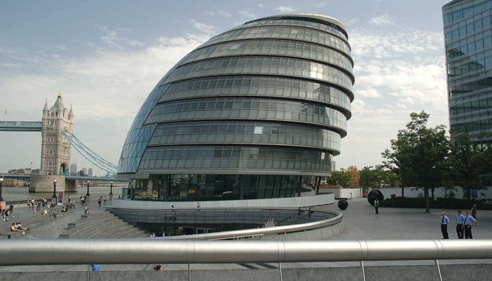 Edificio London City Hall, de Norman Foster, en colaboracin con Arup. Foto:  Daniel Imade + Arup