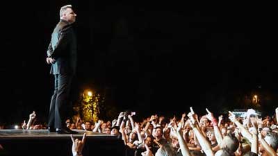 Loquillo concert in the Festival of Sant Andreu de la Barca (Barcelona)