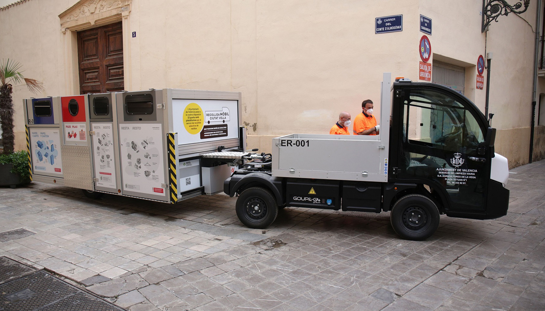 Foto de Valencia recoge 3,5 toneladas de vidrio al mes en Ciutat Vella Nord mediante 15 plataformas mviles