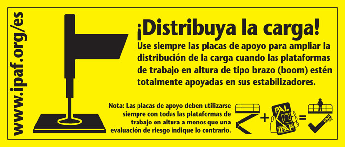 Imagen promocional de la nueva campaa 'Distribuya la carga!' creada por Ipaf
