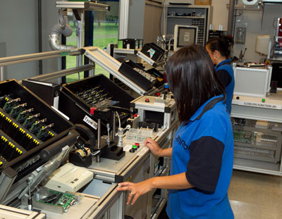 Partial view of the factory of Hertogenbosch, Netherlands