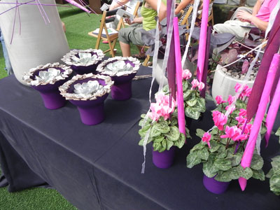 Estos son algunos de los modelos que se presentaron durante el curso de arte floral impartido durante el 23 aniversario de Corma...