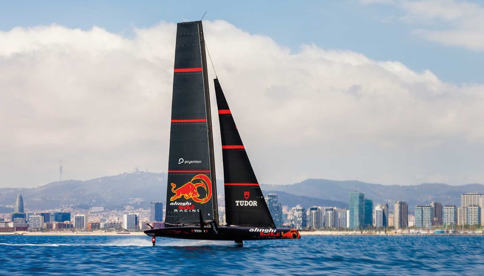 Foto de Roca y Alinghi Red Bull Racing en la 37 Americas Cup en Barcelona