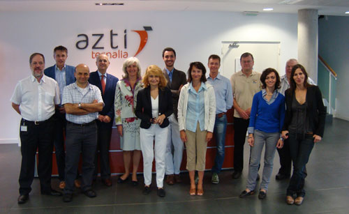 Representantes de la organizaciones europeas del proyecto 'Namaste' reunidos en Azti-Tecnalia