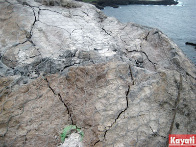 La erosin estaba deshaciendo el soporte de la roca, aumentando el riesgo de desprendimiento